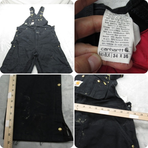 Empyre Pants Mens 32x29 Black Cotton Zip Fly 5-Pocket Relax Corduroy Boot Wide - Picture 1 of 14